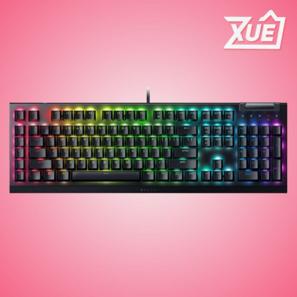 BÀN PHÍM CƠ GAMING CÓ DÂY RAZER BLACKWIDOW V4 X - GREEN SWITCH RZ03-04700100-R3M1