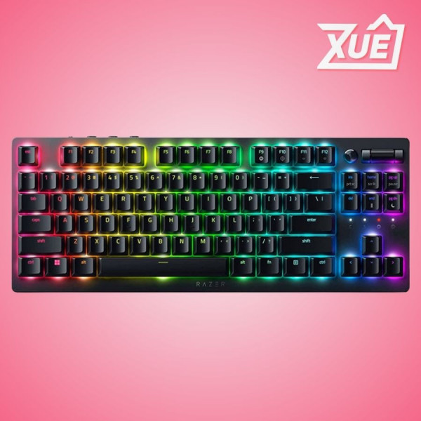 BÀN PHÍM GAME KHÔNG DÂY RAZER DEATHSTALKER V2 PRO TENKEYLESS LOW PROFILE OPTICAL (RGB/USB/LINEAR RED SW) (RZ03-04370100-R3M1)
