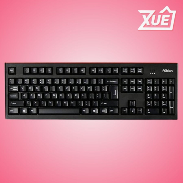 BÀN PHÍM FUHLEN L500S (USB/ĐEN ĐỎ)
