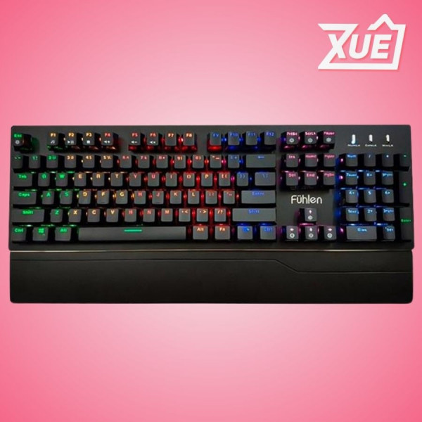 BÀN PHÍM QUANG CƠ FUHLEN ERASER (USB LED 7 MÀU)