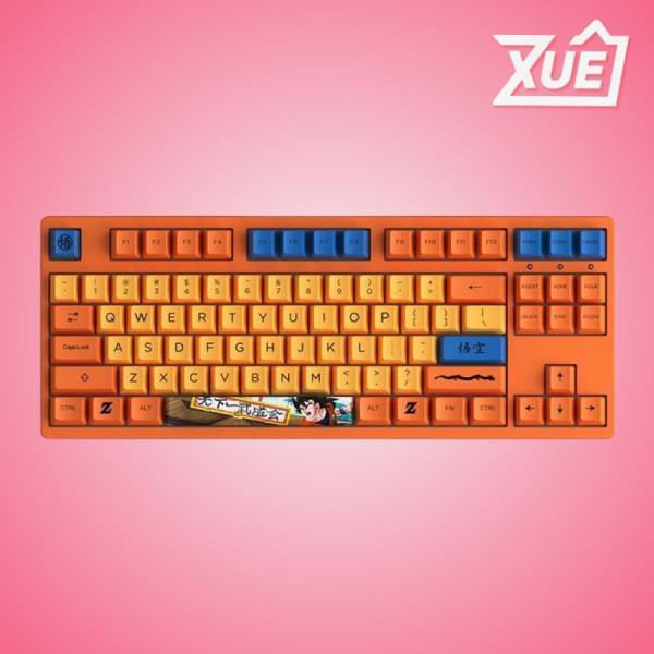 BÀN PHÍM CƠ AKKO 3108 RF DRAGON BALL Z - GOKU (AKKO SWITCH V3 - CREAM YELLOW)