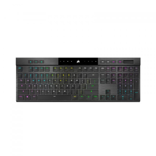 BÀN PHÍM GAMING KHÔNG DÂY CORSAIR K100 AIR RGB CHERRY MX ULTRA LOW PROFILE CH-913A01U-NA