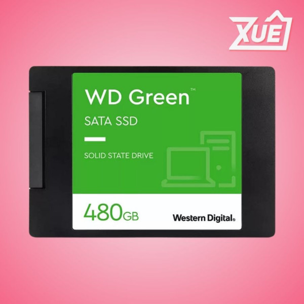 Ổ CỨNG SSD WD GREEN 480GB SATA 2.5 INCH (ĐỌC 545MB/S - GHI 465MB/S) - (WDS480G3G0A)