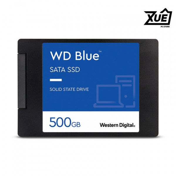 Ổ CỨNG SSD WD SA510 BLUE 500GB SATA 2.5 INCH (ĐỌC 560MB/S - GHI 510MB/S) - (WDS500G3B0A )