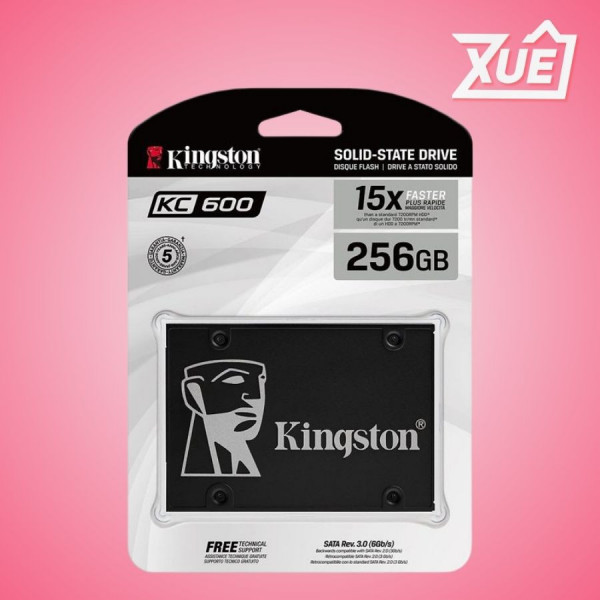 Ổ CỨNG SSD KINGSTON SKC600 256GB 2.5 INCH SATA3 (ĐỌC 550MB/S - GHI 500MB/S) - (KC600/256GB)