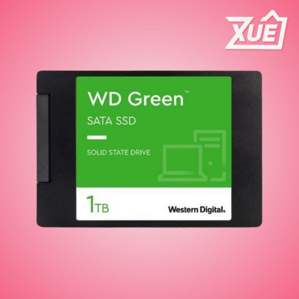 Ổ CỨNG SSD WD GREEN 1TB SATA3 2.5 INCH (ĐỌC 545MB/S - GHI 465MB/S) - (WDS100T3G0A)