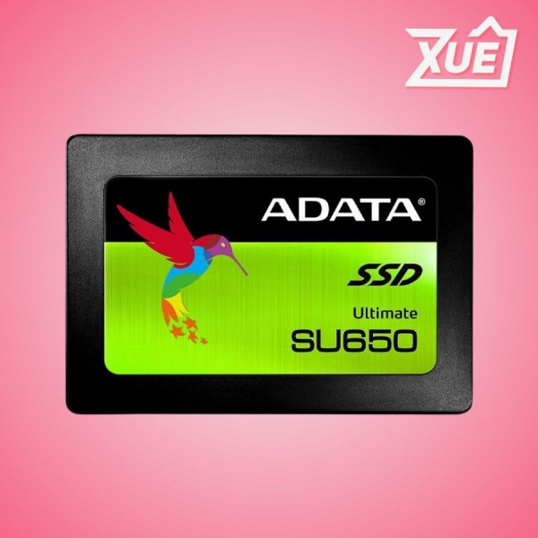Ổ CỨNG SSD ADATA SU650 480GB SATA3 2.5 INCH (ĐỌC 520MB/S, GHI 450MB/S) - (ASU650SS-480GT-R) 