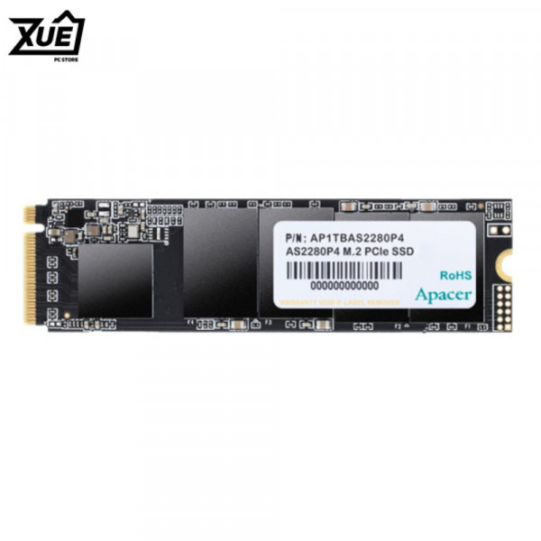 Ổ CỨNG SSD APACER AS2280P4 512GB PCIE NVME 3X4 (ĐOC 2100MB/S, GHI 1500MB/S) - (AP512GAS2280P4-1)