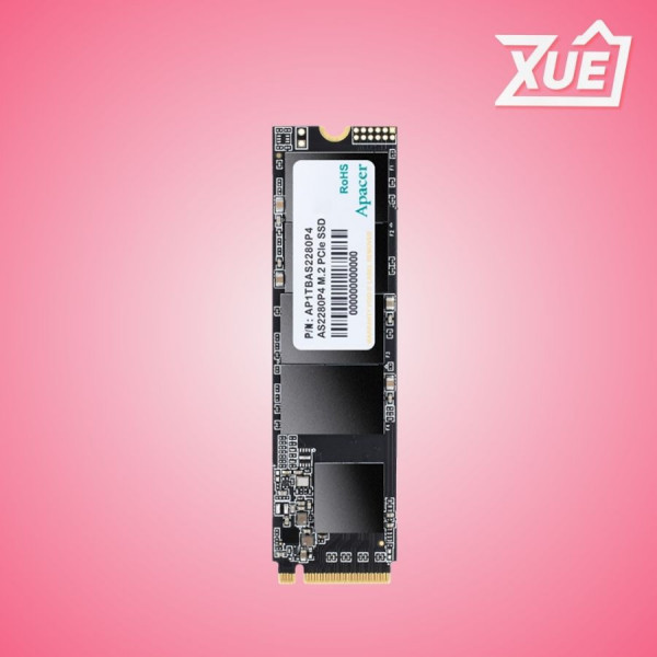 Ổ CỨNG SSD APACER AS2280P4 256GB PCIE NVME 3X4 (ĐỌC 2100MB/S - GHI 1300MB/S) - (AP256GAS2280P4-1)