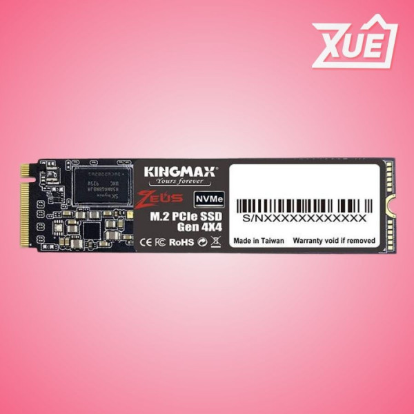 Ổ CỨNG SSD KINGMAX ZEUS PX4480 250GB M.2 NVME 2280 PCIE GEN 4X4 (ĐỌC 3500MB/S - GHI 1200MB/S) - (KMPQ4480-250G)