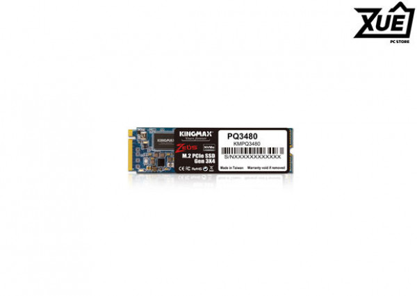 Ổ CỨNG SSD KINGMAX ZEUS PQ3480 256GB M.2 2280 PCIE NVME GEN 3X4 (ĐỌC 1950MB/S - GHI 1200MB/S) - (KMAXPQ3480256G)