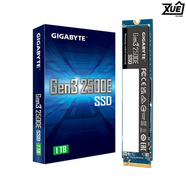Ổ CỨNG SSD GIGABYTE 2500E 1TB PCIE GEN 3.0X4 (ĐỌC 2400MB/S GHI 1800MB/S - (G325E1TB)