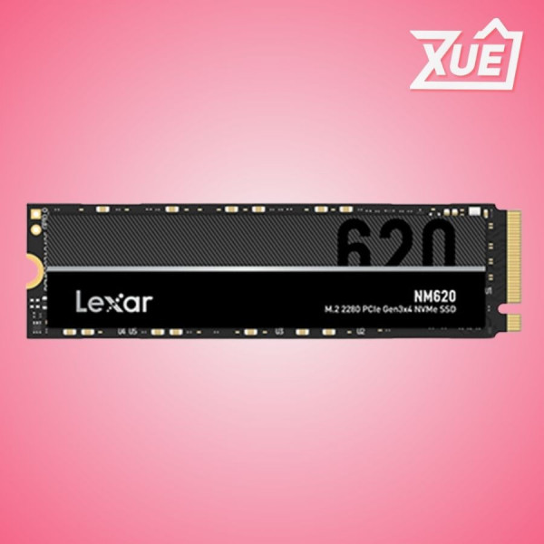 Ổ CỨNG SSD LEXAR NM620 512GB M.2 NVME 2280 PCIE GEN 3.0X4 (ĐOC 3300MB/S - GHI 2400MB/S) - (LNM620X512G-RNNNG)