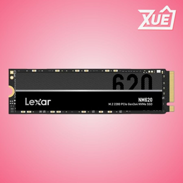 Ổ CỨNG SSD LEXAR NM620 256GB M.2 NVME 2280 PCIE 3.0X4 (ĐOC 3000MB/S - GHI 1300MB/S) - (LNM620X256G-RNNNG)