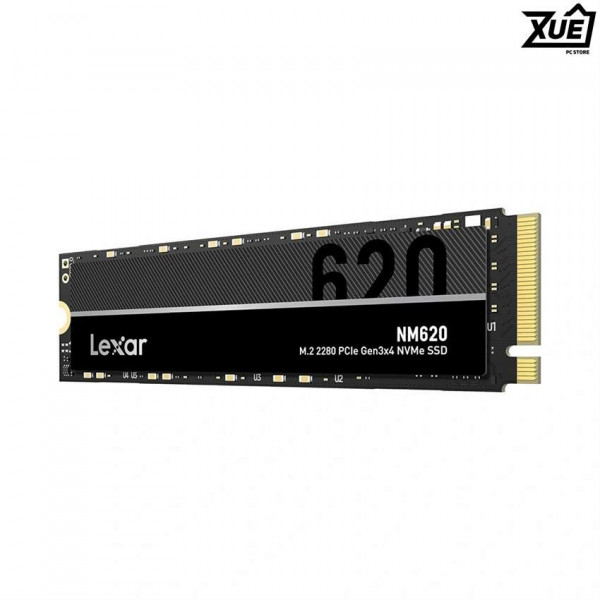 Ổ CỨNG SSD LEXAR NM620 256GB M.2 2280 PCIE 3.0X4 (ĐOC 3000MB/S - GHI 1300MB/S) - (LNM620X256G-RNNNG)