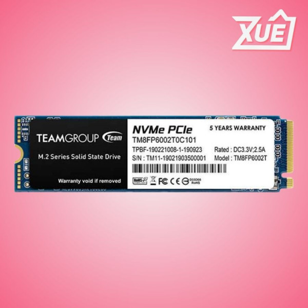 Ổ CỨNG SSD TEAMGROUP MP33 256GB M.2 NVME 2280 PCIE GEN 3.0X4 (ĐỌC 1600MB/S, GHI 1000MB/S) - (TM8FP6256G0C101)