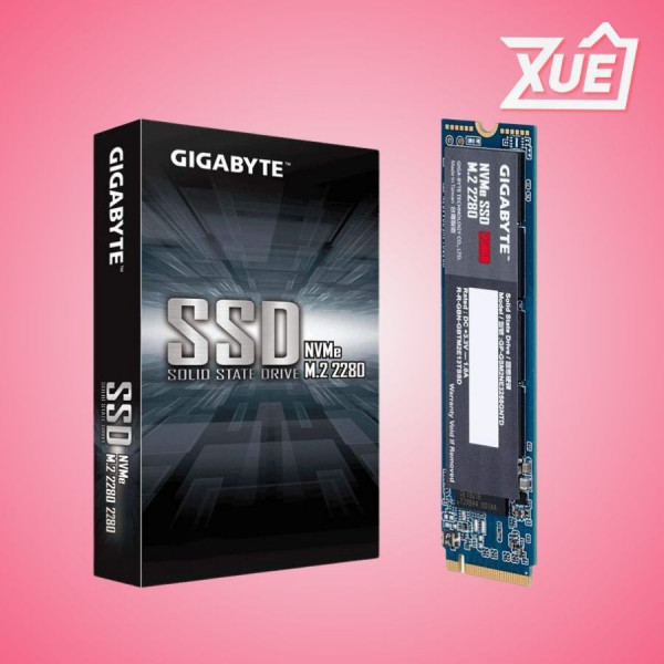 Ổ CỨNG SSD GIGABYTE 512GB M.2  NVME 2280 PCIE GEN 3X4 (ĐOC 1700MB/S, GHI 1550MB/S) - (GP-GSM2NE3512GNTD)