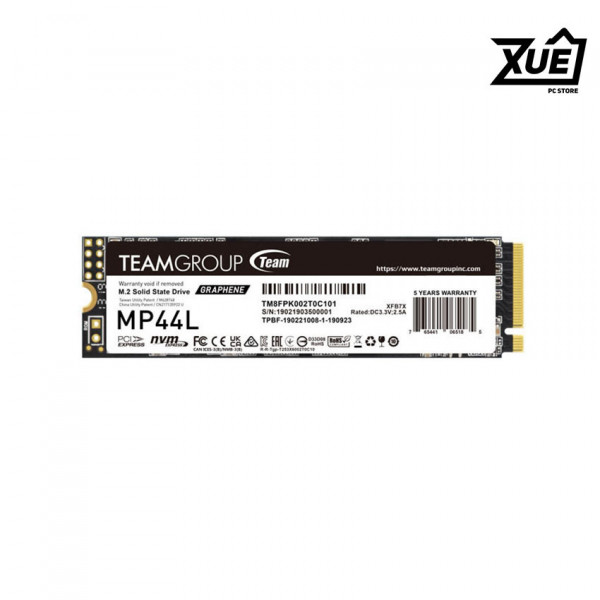 Ổ CỨNG SSD TEAMGROUP MP44L 500GB M.2 2280 PCIE 4.0X4 (ĐỌC 5000MB/S, GHI 2500MB/S) - (TM8FPK500G0C101)