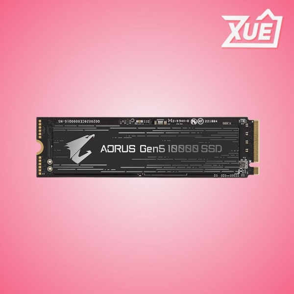 Ổ CỨNG SSD GIGABYTE AORUS GEN5 10000 2TB PCIE 5.0 X 4  (ĐỌC 10000MB/S GHI 9500MB/S) - (AG510K2TB)