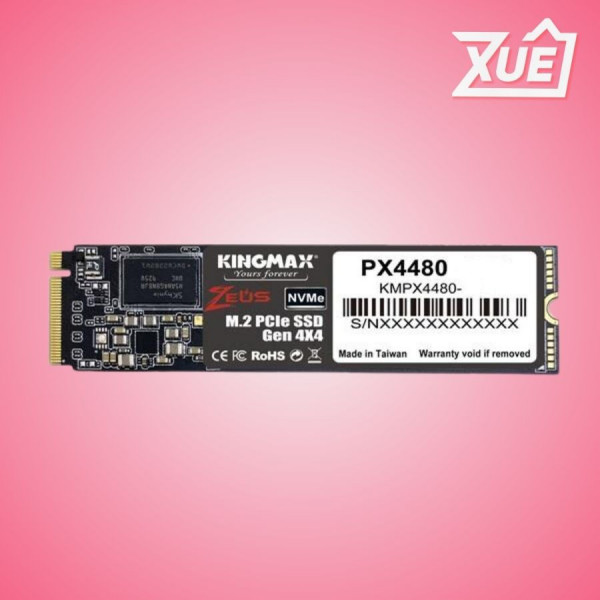 Ổ CỨNG SSD KINGMAX ZEUS PX4480 2TB M.2 2280 PCIE NVME GEN 4X4 (ĐỌC 5000MB/S - GHI 2500MB/S) - (KM2TBPX4480)