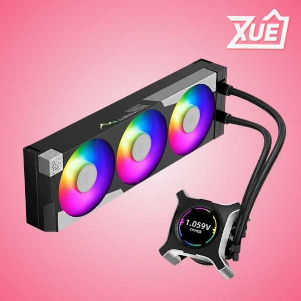 TẢN NHIỆT NƯỚC SEGOTEP KUNLUN KL360 II A-RGB BLACK (MÀU ĐEN/MÀN LCD)