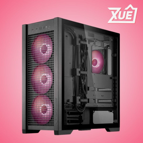 VỎ CASE ASUS A21 BLK  (MID TOWER / MÀU ĐEN )