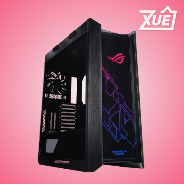 VỎ CASE ASUS ROG STRIX HELIOS GX601 TEMPERED GLASS GAMING   (MID TOWER/MÀU ĐEN/LED RGB)