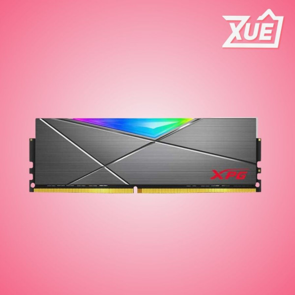 BỘ NHỚ TRONG ADATA XPG SPECTRIX D50 RGB GREY (AX4U32008G16A-ST50) 8GB (1X8GB) DDR4 3200MHZ