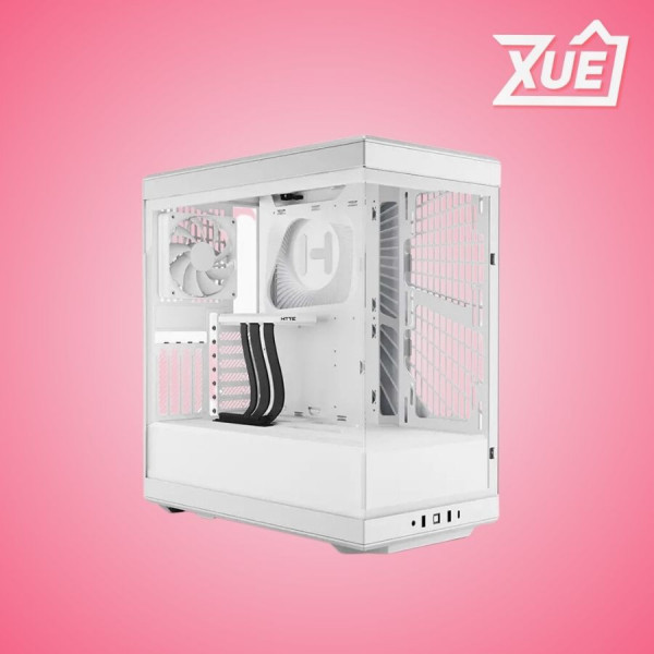 CASE HYTE Y40 WHITE-WHITE (ATX/MID TOWER/MÀU TRẮNG)