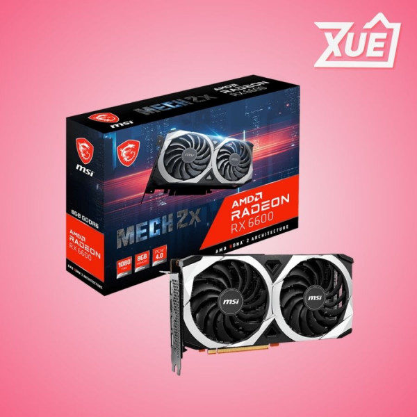 CARD MÀN HÌNH MSI RADEON RX 6600 MECH 2X 8GB