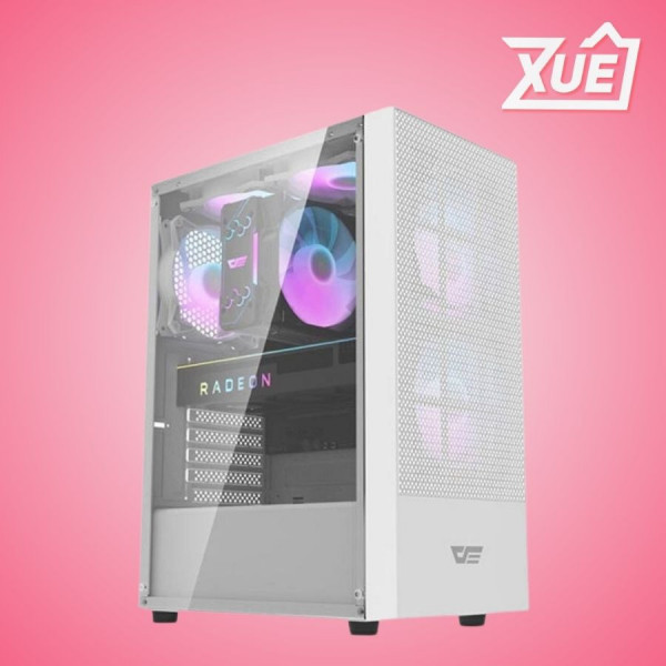 CASE MÁY TÍNH DARKFLASH A290 WHITE (MID TOWER/ MÀU TRẮNG)