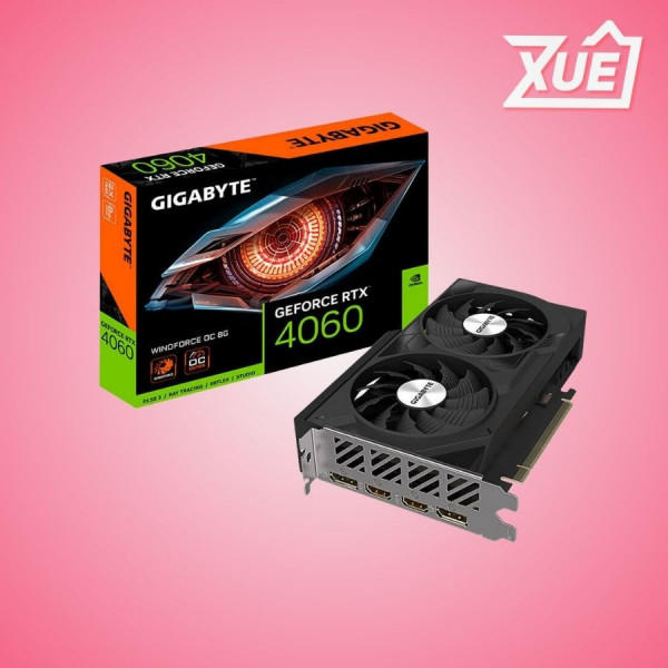 CARD MÀN HÌNH GIGABYTE RTX 4060 WINDFORCE OC 8GB