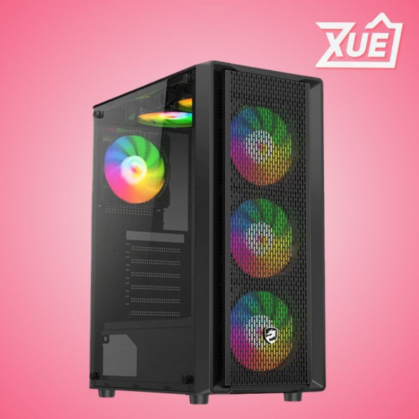 CASE VITRA CERES V305-M 3FRGB BLACK   (MID TOWER/MÀU ĐEN/ KÈM SẴN 3 FAN RGB)