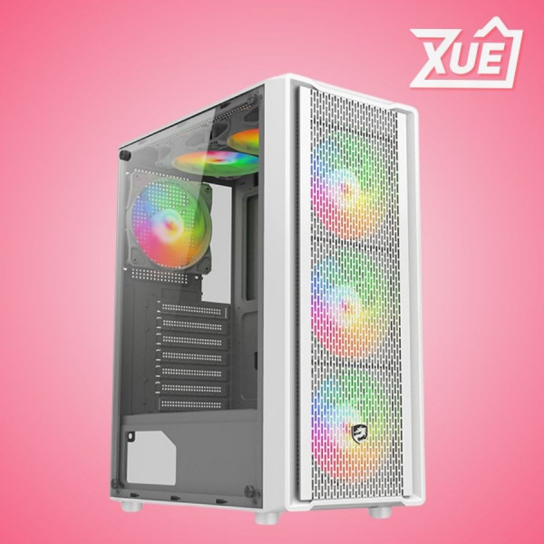CASE VITRA CERES V305-M 3FRGB WHITE   (MID TOWER/MÀU TRẮNG/ KÈM SẴN 3 FAN RGB)
