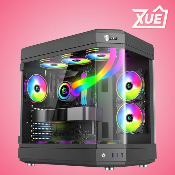 VỎ CASE VSP X1 EXTREME GAMING (MID TOWER/MÀU ĐEN)