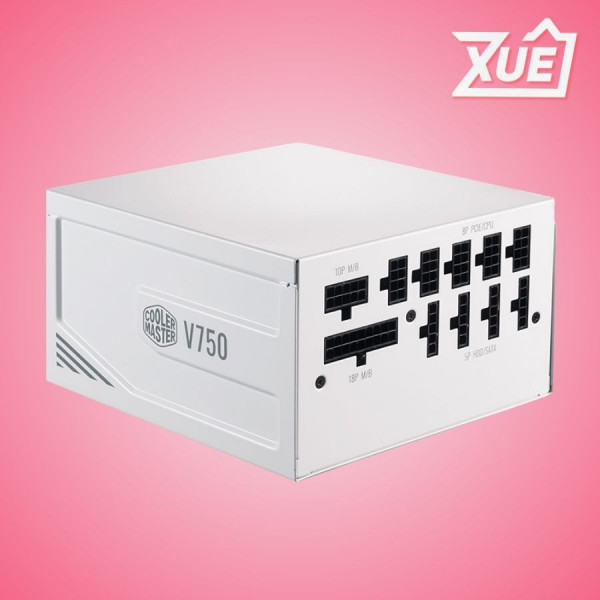 NGUỒN MÁY TÍNH COOLER MASTER 750W V GOLD V2 WHITE (80 PLUS GOLD/MÀU TRẮNG) 