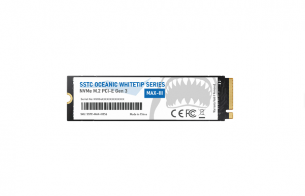 Ổ CỨNG SSD SSTC MAX-III 512G M.2 2280 PCI-E NVME 3.0 (ĐỌC 3500MB/S - GHI 3150 MB/S)