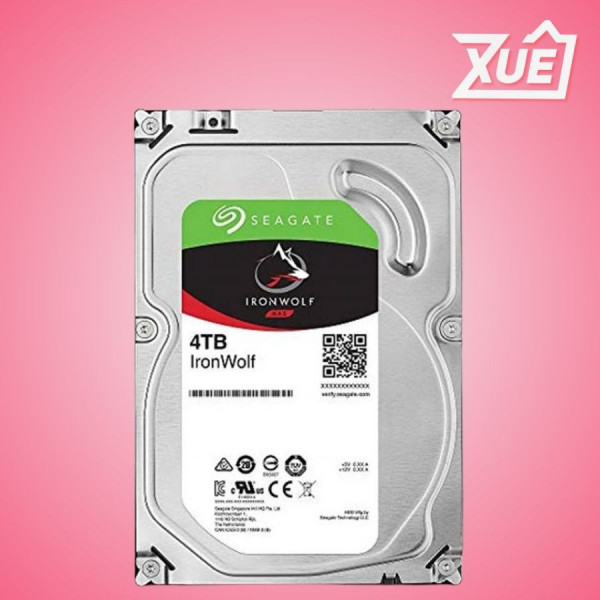 Ổ CỨNG HDD SEAGATE IRONWOLF 4TB 3.5 INCH, 5400RPM, SATA3, 256MB CACHE (ST4000VN006)