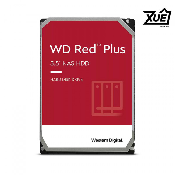 Ổ CỨNG HDD WD 6TB RED PLUS 3.5 INCH, 5400RPM, SATA, 256MB CACHE (WD60EFPX)