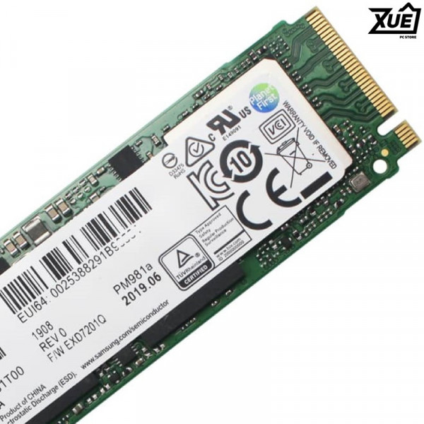 Ổ CỨNG SSD SAMSUNG NVME PM981A 256GB M.2 PCIE GEN3 X4
