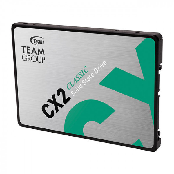 Ổ CỨNG SSD TEAMGROUP CX2 256GB SATA3 2.5 INCH (ĐỌC 520MB/S, GHI 430MB/S) - (T253X6256G0C101)