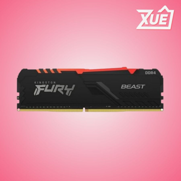 BỘ NHỚ TRONG KINGSTON FURY BEAST RGB (KF432C16BBA/8) 8GB (1X8GB) DDR4 3200MHZ