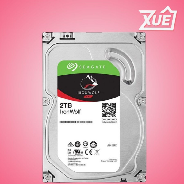 Ổ CỨNG HDD SEAGATE IRONWOLF 2TB, 3.5 INCH, 5400RPM, SATA, 256MB CACHE (ST2000VN003)