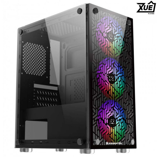 VỎ CASE XIGMATEK NYX II 3GF (MATX/MID TOWER/MÀU ĐEN)