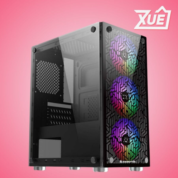 VỎ CASE XIGMATEK NYX II 3GF (MATX/MID TOWER/MÀU ĐEN)