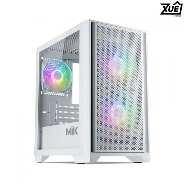 VỎ CASE MIK MORAX 3FA WHITE  (MINI TOWER/ MÀU TRẮNG/ 3 FAN)