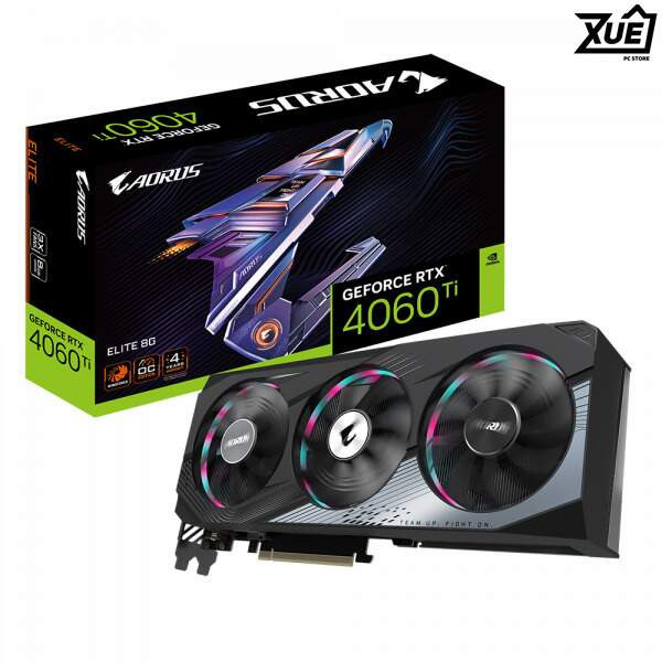 CARD MÀN HINH GIGABYTE RTX 4060 TI AORUS ELITE 8GB 