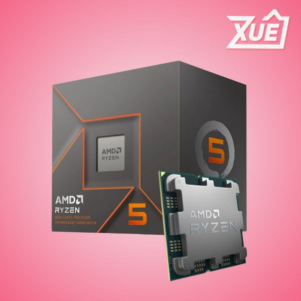 BỘ VI XỬ LÝ AMD RYZEN 5 8500G (3.5GHZ UPTO 5.0GHZ / 22MB / 6 CORES, 12 THREADS / 65W / SOCKET AM5)