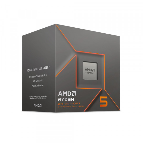 BỘ VI XỬ LÝ AMD RYZEN 5 8500G (3.5GHZ UPTO 5.0GHZ / 22MB / 6 CORES, 12 THREADS / 65W / SOCKET AM5)