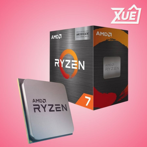 BỘ VI XỬ LÝ AMD RYZEN 7 5700X3D (3.0GHZ UPTO 4.1GHZ / 100MB / 8 CORES, 16 THREADS / 105W / SOCKET AM4)